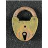 Image 1 : Late 1800's- Early 1900's Brass Padlock