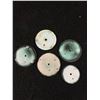 Image 2 : 5 Antique Enamel Pocket Watch Dials/ Faces 1910-1920
