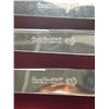 Image 2 : Vintage Sheffield, England 12 Pce Fork & Knife Set w/ Real Stag Horn In Original Case