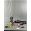 Image 1 : Lot Of 1:64 Scale Die-Cast Cars Including Daytona International Speedway Dale Earnhardt Cab w/ Trail