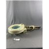 Image 2 : Vintage Luxo Medical/Dental Ring Lamp w/ Magnifying Glass. Works