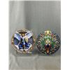 Image 2 : New Genuine 108 Beads Rudraksha Necklace, Peacock Display & Archangel Michael Display. All Retail $4