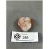 Image 2 : Carnelian Heart In Display. Retails $200.00