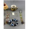 Image 2 : Hawaiian Treasures - Real Kukui Nut, Bone, Horn & Shell Necklaces, Hula Dancer & More