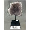 Image 1 : 6" Rough Amethyst Cluster On Stand. Retails $800.00