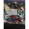 Image 1 : Large Bag Of Misc. Costume Jewelry, Parts, Etc