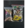 Image 1 : 2 Bags Of Misc. Costume Jewelry, Parts, Etc