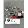 Image 2 : Very Nice Lot of  Early & Mid 1900's Glass Buttons