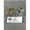Image 1 : 2 Nice Pairs of Vintage 1950's Earrings
