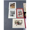 Image 2 : Lot of Vintage 1940's-50's Christmas Cards