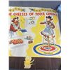 Image 3 : Vintage Borden's Dairy Advertisement Grocery Poster Sign. 29.5" H