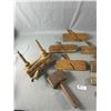 Image 2 : Nice Selection Of Antique Tools - Drill, Level, Wood Planers & More
