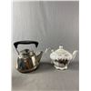 Image 2 : Musical Life Size Tea Pot, Marked 7.5" Pitcher, Prinknash Mug & Metal Tea Pot