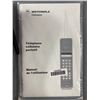 Image 3 : Cool Early 1990's Motorola Cell Phone w/ Instruction Booklet