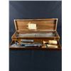 Image 2 : Vintage Wooden Box Filled w/ Vintage Ashtrays, Lighters etc