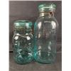 Image 2 : Lot of Vintage Canning Jars and Cigar Box Full of Collectibles
