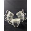 Image 2 : Vintage Lot of Johnson Brothers Ironstone Cups and Saucers w/ Cream and Sugar