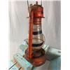Image 2 : Vintage Hard to Find Wooden  Fishing Net Float w/ Lantern, Was Used For Night Fishing