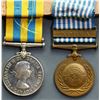 Image 1 : Militaria;  Canadian Korea grouping of 2 medals to ''SH-61437 S. MARTIN''  includes the Korea Medal 