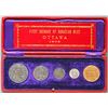 Image 1 : 1908 Specimen Matte Set. Spectacular 5 coins set. The Cent is RB, while the silver coins have develo