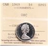Image 5 : 1969 5¢ ICCS Gem Specimen-65, Ultra Heavy Cameo. The ICCS population report counts only two examples