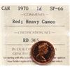 Image 2 : 1970 1¢ ICCS Superb Gem SPECIMEN-66 Red & Heavy Cameo