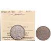 Image 1 : Nfld 1872H 20¢ ICCS Choice About Uncirculated-55.  Lustrous.