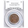 Image 2 : 1859 1¢ DPN9 T1 PCGS Choice Extra Fine-45.