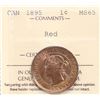 Image 2 : 1895 1¢ ICCS Gem Mint State-65RED