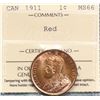 Image 2 : 1911 1¢ ICCS Superb Gem Mint State-66RED.  This is a Pristine issue with great eye appeal and superb