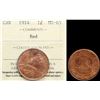Image 1 : 1914 1¢ ICCS Gem Mint State-65RED.