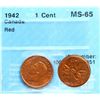 Image 1 : 1942 1¢ CCCS Gem Mint State-65RED.