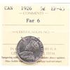 Image 2 : 1926 5¢ Far 6 ICCS Choice Extra Fine-45.  Nice example.