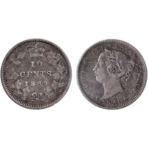 1889 10¢ ICCS Choice Fine-15.  Nice key date issue.