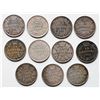 Image 1 : 1893 10¢ FT to 1901.  Lot of 11 coins VF and better on average w/some exceptions.