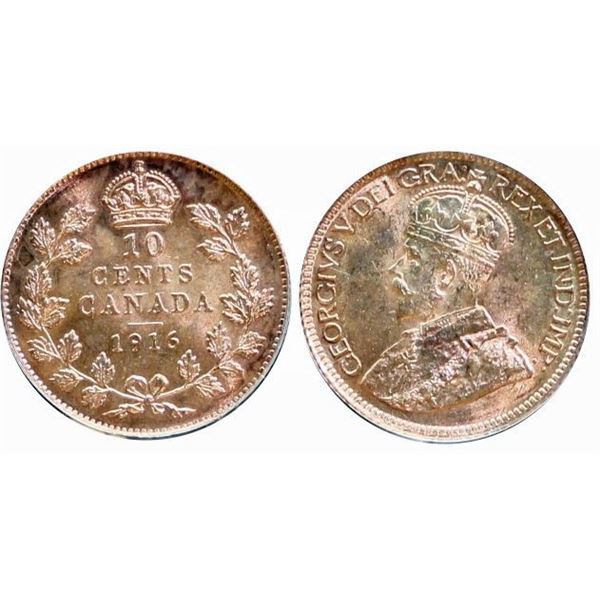 1916 10¢ PCGS Choice Mint State-64.