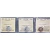 Image 2 : 1943 10¢, 1944, 1946, 1947 ML, 1949, 1950, 1951, 1952, all 8 coins ICCS graded Choice Mint State-64.