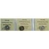 Image 2 : 1945 10¢, 1947 ML Cameo, and 1950, all ICCS Gem Mint State-65, lot of 3 coins.