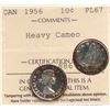 Image 1 : 1956 10¢ ICCS Superb Gem Proof-Like-67 Heavy Cameo