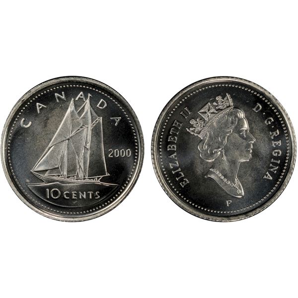 2000-P 10¢ PCGS Splendid Mint State-68.  Great fields with superb reflective surfaces.  Modern rarit