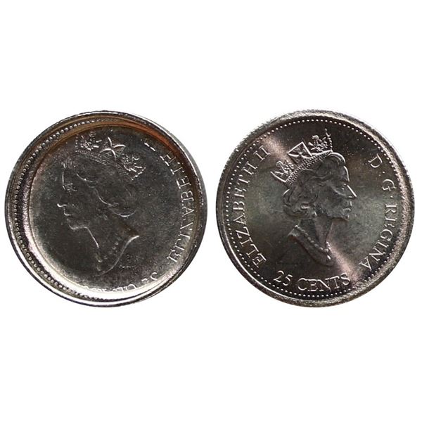 1999-2000 25¢ Brockage MS63 or better.  A cool and attractice example.