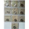 Image 1 : 1937 25¢, 1938, 1940, 1941, 1942, 1943, 1945, 1948, 1949, and 1952 HR, all ICCS Choice Mint State-63