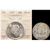 Image 1 : 1947 50¢ Maple Leaf ICCS Choice Mint State-64.