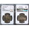 Image 1 : 1966 "Small Beads" $1 NGC Very Choice Mint State-64. A premium quality example. The coin is fully st