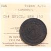 Image 2 : NF-1C2, Breton 953 - Newfoundland Rutherford token, ICCS About Uncirculated-50.