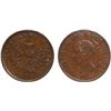 Image 1 : NS-1E2, Breton 874 - 1840 Nova Scotia Half Penny, ICCS Mint State-60.