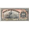 Image 1 : Bank of Hamilton 1914 $10 CH-345-20-12.  A VF example.