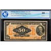 Image 1 : The Imperial Bank of Canada;  1923 $50 CH-375-18-14, WMG Choice Very Fine-30.  View and Bid accordin
