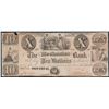 Image 1 : The Mechanics Bank; 1837 $10 #1111 CH-435-10-06, PMG Very Good-10 Net w/missing pieces. RARE SOLID N