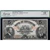 Image 2 : Complete Bank of Montreal 1914 Specimen 5 Note Set! Includes $5, $10, $20, $50, $100 #000000 Specime